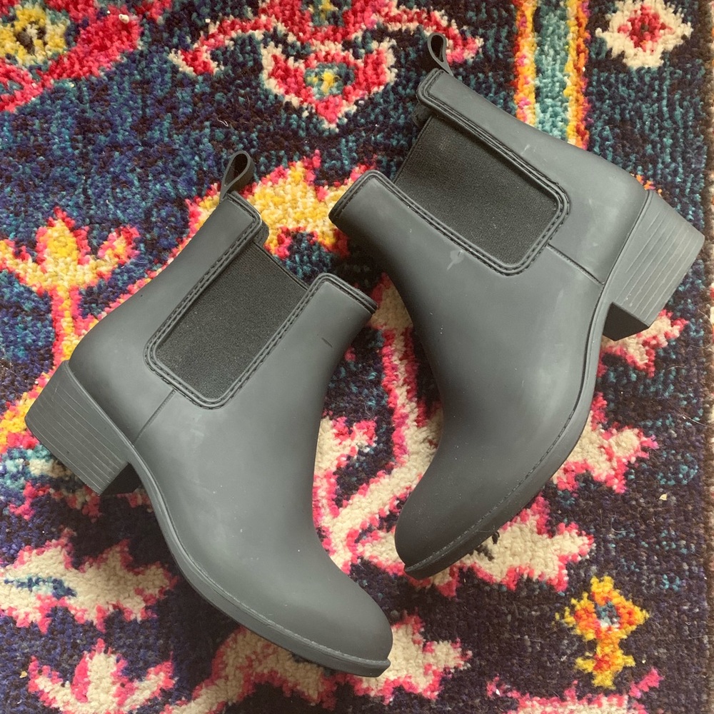 Jeffrey Campbell “Stormy Rainboots”